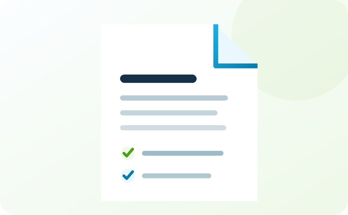 Website terms and conditions illustration